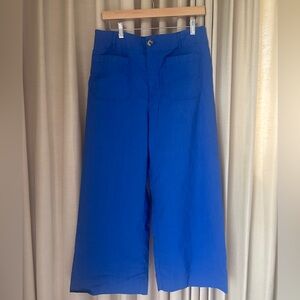 Anthropologie Maeve Colette pant, blue, 32